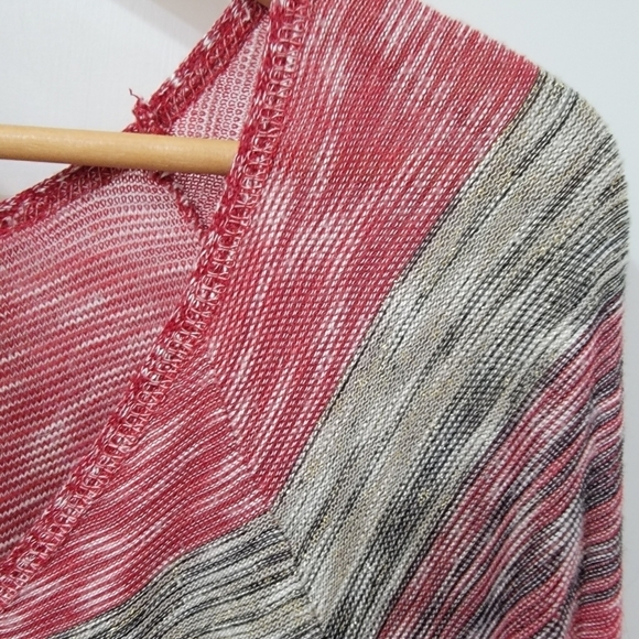 ND New Direction Tunic style Long Sweater Sparkly Metallic Size XL - Picture 4 of 16